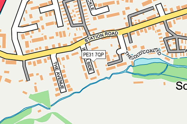 PE31 7QP map - OS OpenMap – Local (Ordnance Survey)
