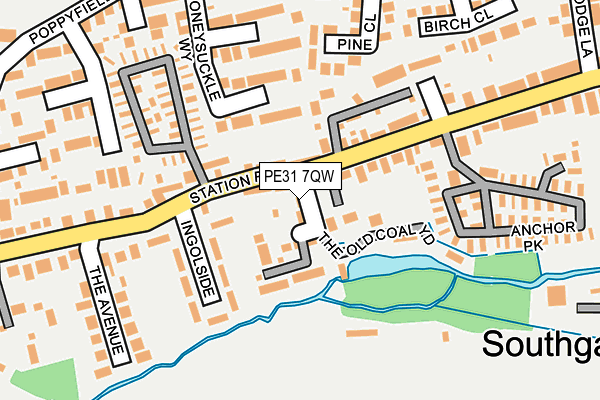 PE31 7QW map - OS OpenMap – Local (Ordnance Survey)