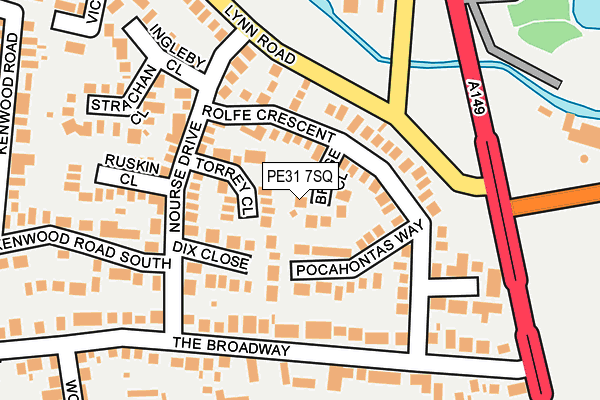 PE31 7SQ map - OS OpenMap – Local (Ordnance Survey)