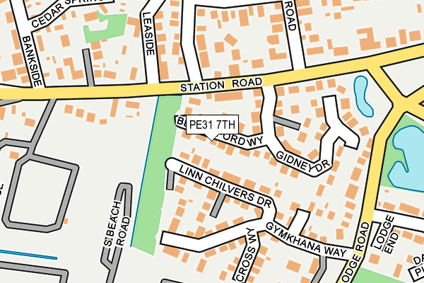 PE31 7TH map - OS OpenMap – Local (Ordnance Survey)