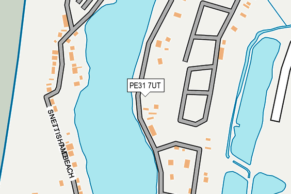 PE31 7UT map - OS OpenMap – Local (Ordnance Survey)