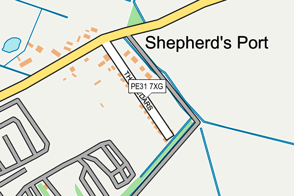 PE31 7XG map - OS OpenMap – Local (Ordnance Survey)