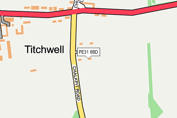 PE31 8BD map - OS OpenMap – Local (Ordnance Survey)