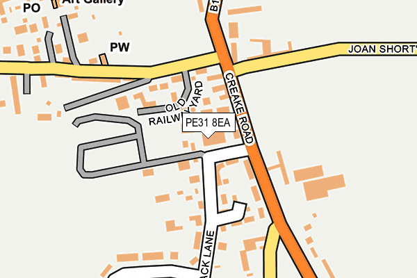PE31 8EA map - OS OpenMap – Local (Ordnance Survey)