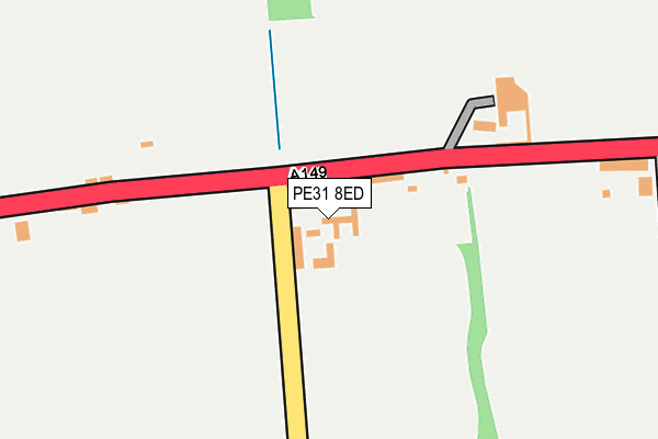 PE31 8ED map - OS OpenMap – Local (Ordnance Survey)