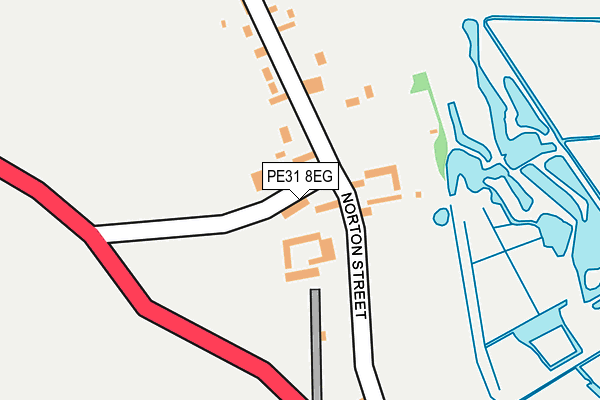 PE31 8EG map - OS OpenMap – Local (Ordnance Survey)