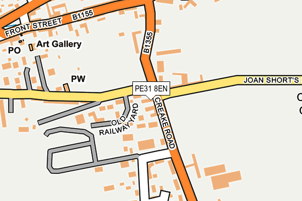 PE31 8EN map - OS OpenMap – Local (Ordnance Survey)