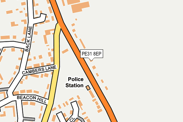 PE31 8EP map - OS OpenMap – Local (Ordnance Survey)