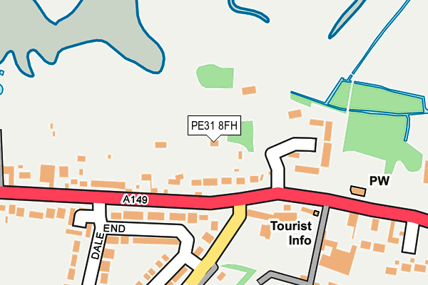 PE31 8FH map - OS OpenMap – Local (Ordnance Survey)