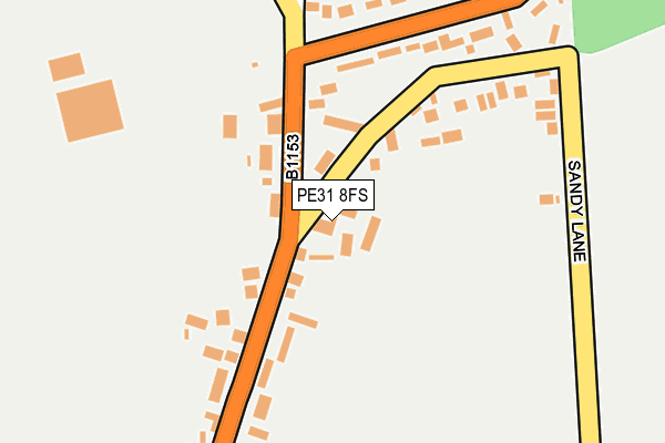 PE31 8FS map - OS OpenMap – Local (Ordnance Survey)