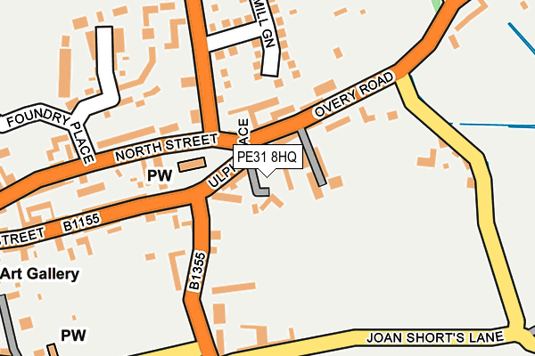 PE31 8HQ map - OS OpenMap – Local (Ordnance Survey)