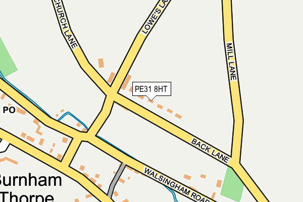 PE31 8HT map - OS OpenMap – Local (Ordnance Survey)