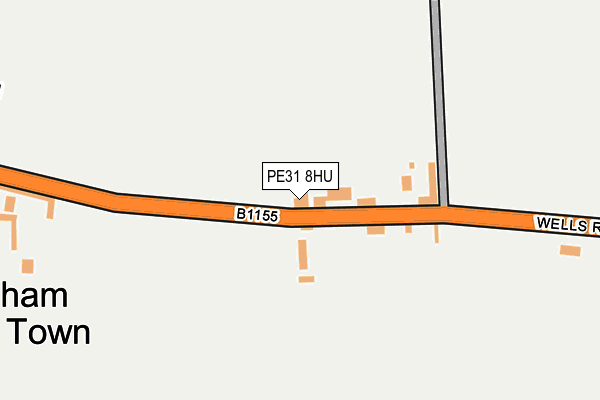 PE31 8HU map - OS OpenMap – Local (Ordnance Survey)