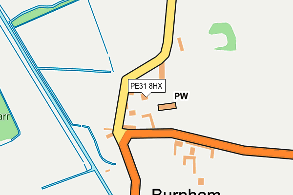 PE31 8HX map - OS OpenMap – Local (Ordnance Survey)
