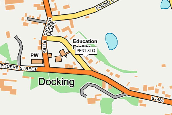 PE31 8LQ map - OS OpenMap – Local (Ordnance Survey)
