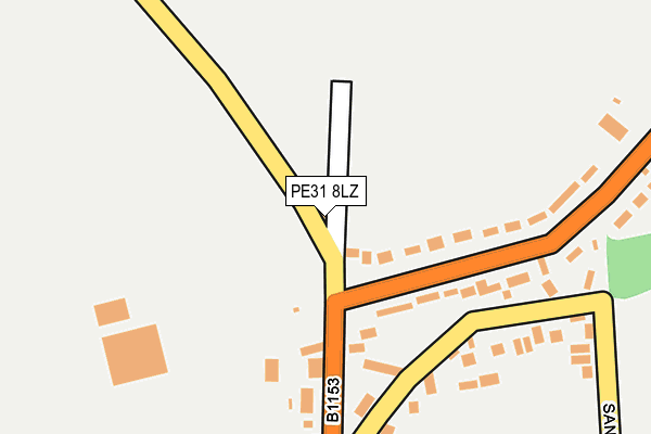 PE31 8LZ map - OS OpenMap – Local (Ordnance Survey)