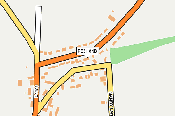 PE31 8NB map - OS OpenMap – Local (Ordnance Survey)