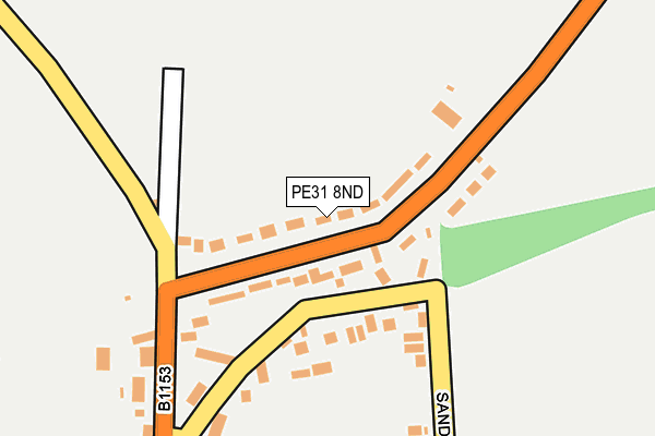 PE31 8ND map - OS OpenMap – Local (Ordnance Survey)