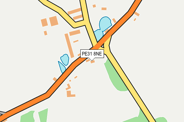 PE31 8NE map - OS OpenMap – Local (Ordnance Survey)
