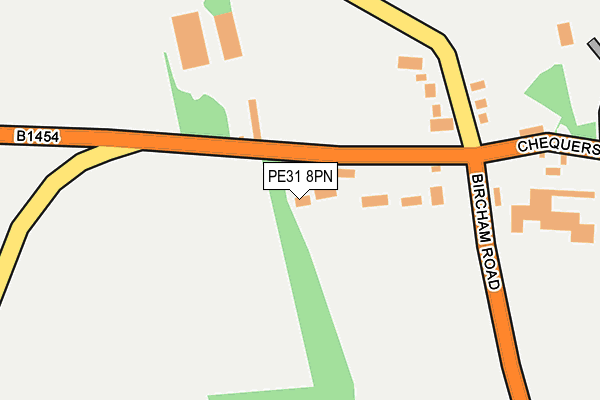 PE31 8PN map - OS OpenMap – Local (Ordnance Survey)