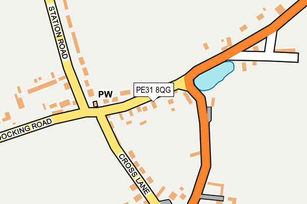 PE31 8QG map - OS OpenMap – Local (Ordnance Survey)