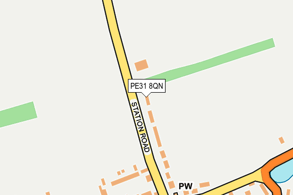 PE31 8QN map - OS OpenMap – Local (Ordnance Survey)