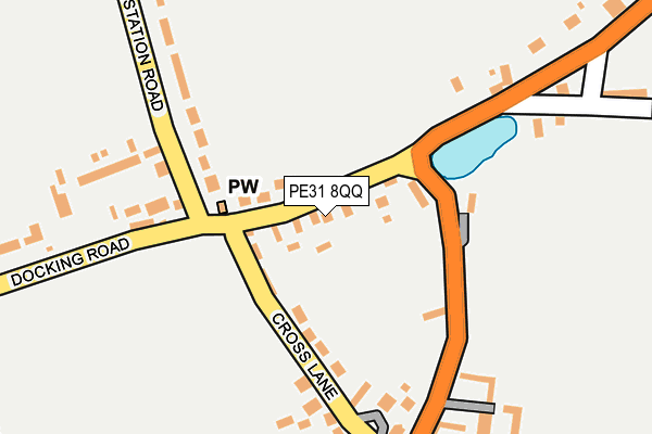 PE31 8QQ map - OS OpenMap – Local (Ordnance Survey)