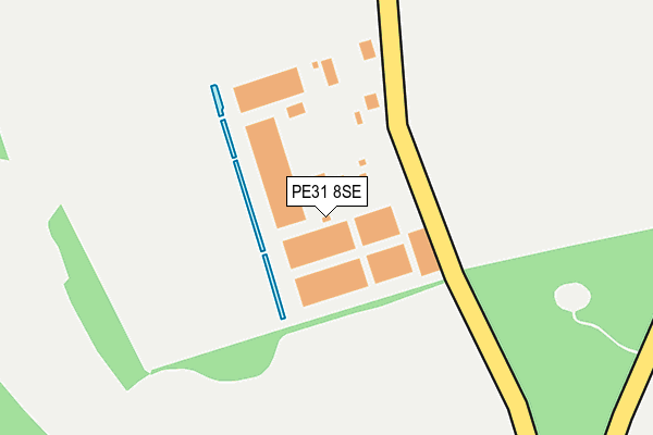 PE31 8SE map - OS OpenMap – Local (Ordnance Survey)