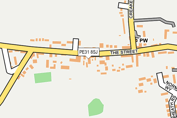PE31 8SJ map - OS OpenMap – Local (Ordnance Survey)