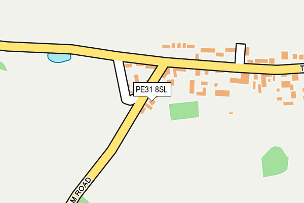 PE31 8SL map - OS OpenMap – Local (Ordnance Survey)