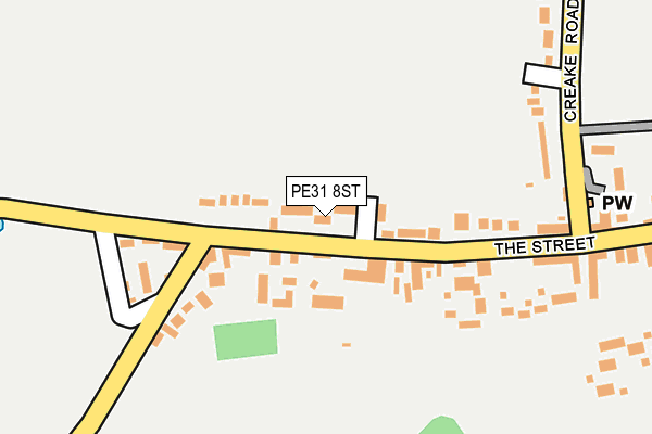 PE31 8ST map - OS OpenMap – Local (Ordnance Survey)