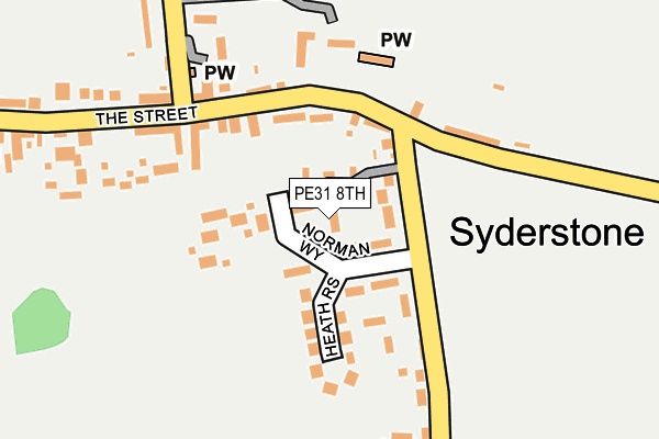PE31 8TH map - OS OpenMap – Local (Ordnance Survey)