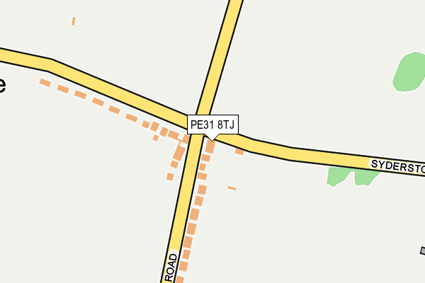 PE31 8TJ map - OS OpenMap – Local (Ordnance Survey)