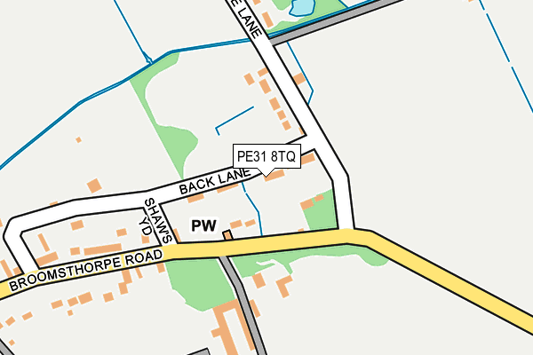 PE31 8TQ map - OS OpenMap – Local (Ordnance Survey)