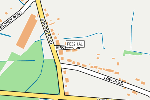 PE32 1AL map - OS OpenMap – Local (Ordnance Survey)