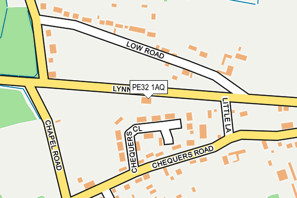 PE32 1AQ map - OS OpenMap – Local (Ordnance Survey)