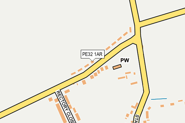 PE32 1AR map - OS OpenMap – Local (Ordnance Survey)