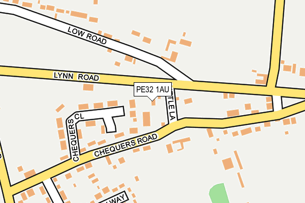 PE32 1AU map - OS OpenMap – Local (Ordnance Survey)