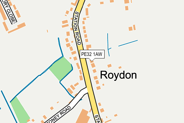 Map of MEADOW VIEW HOMES (ROYDON) LIMITED at local scale