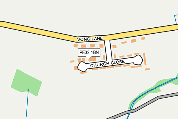 PE32 1BN map - OS OpenMap – Local (Ordnance Survey)
