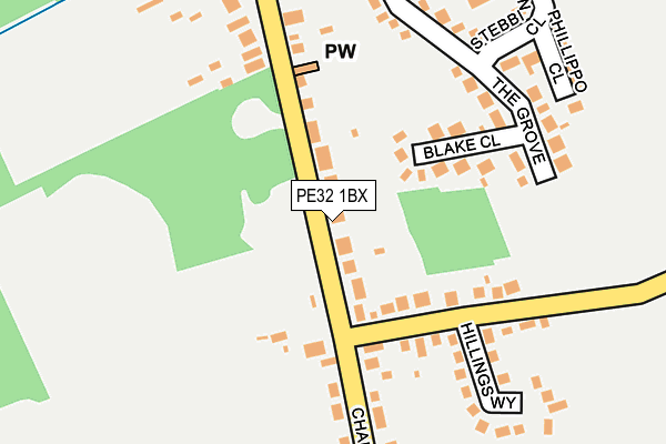 PE32 1BX map - OS OpenMap – Local (Ordnance Survey)