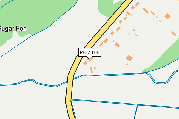 PE32 1DF map - OS OpenMap – Local (Ordnance Survey)