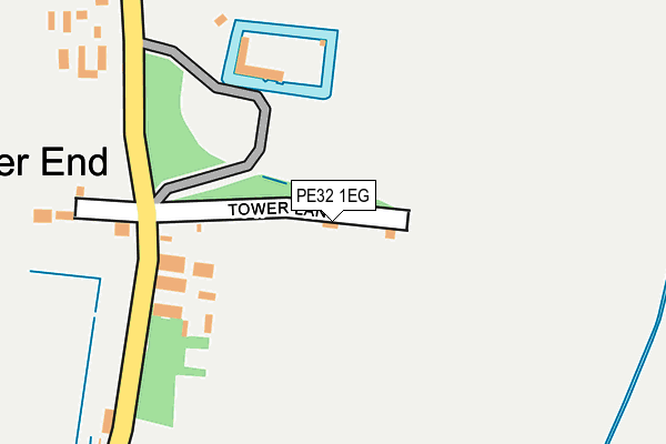 PE32 1EG map - OS OpenMap – Local (Ordnance Survey)