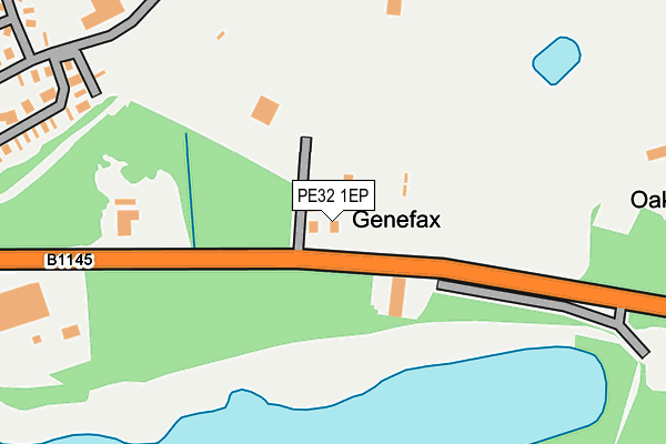 PE32 1EP map - OS OpenMap – Local (Ordnance Survey)