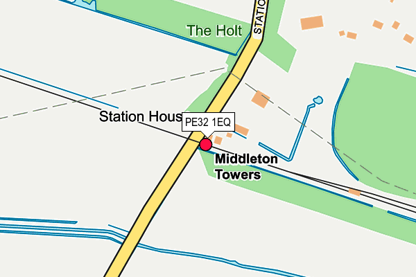 PE32 1EQ map - OS OpenMap – Local (Ordnance Survey)