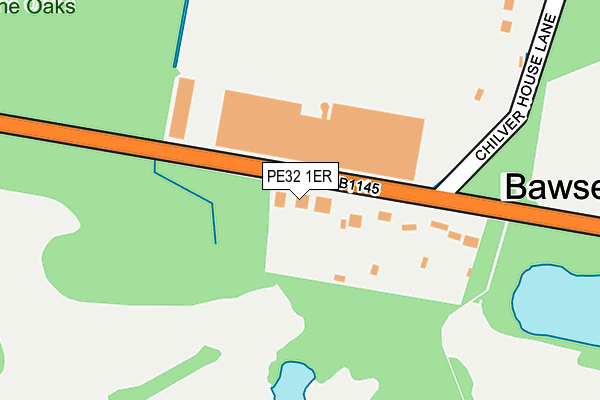 PE32 1ER map - OS OpenMap – Local (Ordnance Survey)