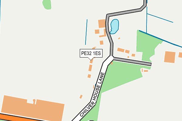 PE32 1ES map - OS OpenMap – Local (Ordnance Survey)