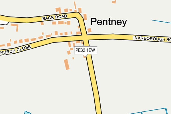 PE32 1EW map - OS OpenMap – Local (Ordnance Survey)