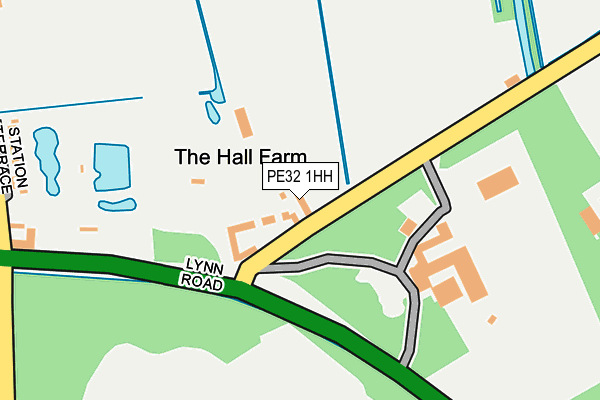 PE32 1HH map - OS OpenMap – Local (Ordnance Survey)