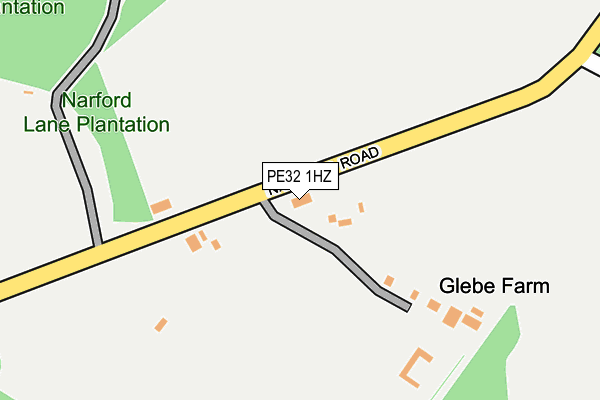 PE32 1HZ map - OS OpenMap – Local (Ordnance Survey)